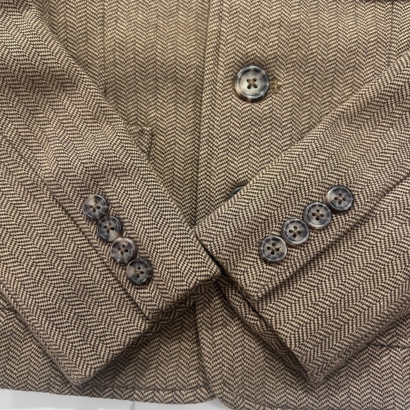 Polo Ralph Lauren Herringbone Cotton Blend Blazer NWT Size 5t Jaquard Kids - Picture 5 of 6